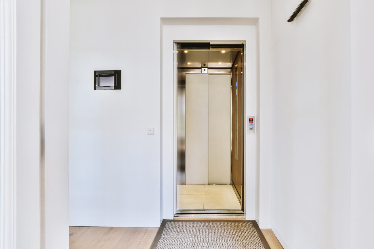 unusual: installing an elevator in a residential house
