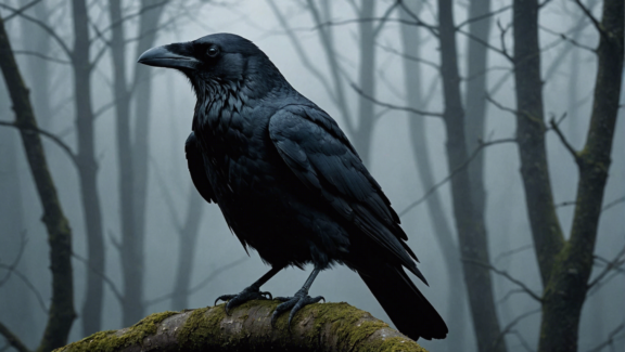 explore the enigmatic world of the raven, a mysterious bird associated with darkness and uncanny noise, in this thought-provoking analysis.